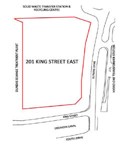 Self Storage Proposal site - 201 King St. East